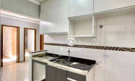 Apartamento com 2 dormitórios à venda, 60 m² por R$ 345.000,00 - Vila Linda - Santo André/SP