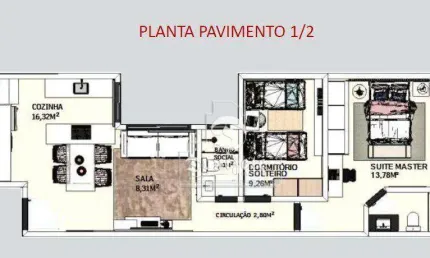 Apartamento com 2 dormitórios à venda, 67 m² por R$ 595.000,00 - Vila Assunção - Santo André/SP