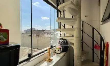 Cobertura com 2 dormitórios à venda, 98 m² por R$ 405.000,00 - Vila Camilópolis - Santo André/SP