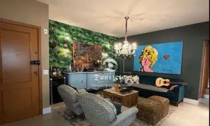 Apartamento com 3 dormitórios à venda, 126 m² por R$ 1.450.000,00 - Vila Scarpelli - Santo André/SP