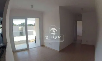 Apartamento com 2 dormitórios para alugar, 57 m² por R$ 3.391,00/mês - Jardim - Santo André/SP