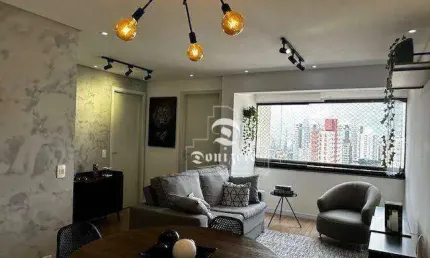 Apartamento, 58 m² - venda por R$ 570.000,00 ou aluguel por R$ 4.126,22/mês - Vila Assunção - Santo André/SP