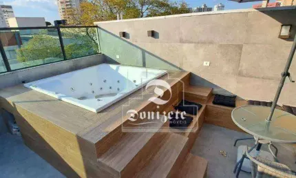 Cobertura com 3 dormitórios à venda, 150 m² por R$ 860.000,00 - Vila Valparaíso - Santo André/SP