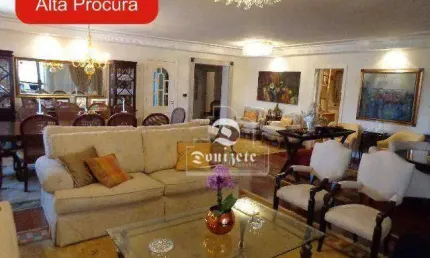 Apartamento com 5 dormitórios, 370 m² - venda por R$ 2.145.000,00 ou aluguel por R$ 8.216,67/mês - Vila Boa Vista - Santo André/SP
