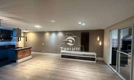 Apartamento com 3 dormitórios, 115 m² - venda por R$ 1.070.000,00 ou aluguel por R$ 8.340,75/mês - Vila Valparaíso - Santo André/SP
