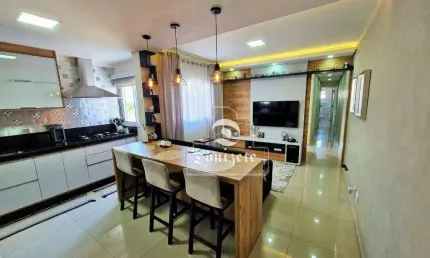 Cobertura com 3 dormitórios à venda, 138 m² por R$ 649.000,00 - Parque das Nações - Santo André/SP