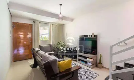Sobrado com 3 dormitórios à venda, 96 m² por R$ 639.999,90 - Parque das Nações - Santo André/SP
