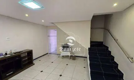 Sobrado com 3 dormitórios à venda, 185 m² por R$ 530.000,00 - Jardim Alzira Franco - Santo André/SP