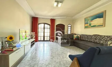 Sobrado com 4 dormitórios à venda, 280 m² por r$ 890.000,00 - campestre - santo andré/sp