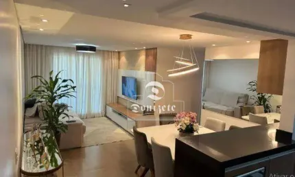 Apartamento com 3 dormitórios à venda, 115 m² por R$ 1.179.999,08 - Vila Valparaíso - Santo André/SP