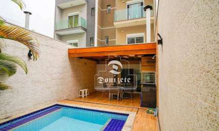 Sobrado com 4 dormitórios à venda, 349 m² por R$ 2.200.000,00 - Jardim - Santo André/SP