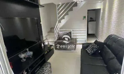 Sobrado com 3 dormitórios à venda, 130 m² por R$ 596.999,99 - Jardim Santo Antônio - Santo André/SP