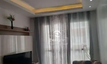 Apartamento com 3 dormitórios à venda, 67 m² por r$ 393.600,00 - vila homero thon - santo andré/sp