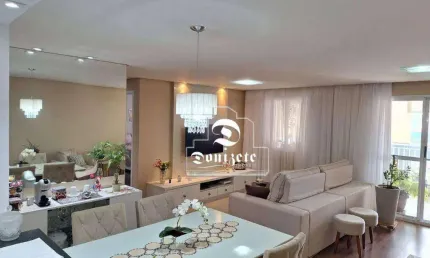 Apartamento com 2 dormitórios à venda, 93 m² por R$ 880.000,00 - Vila Valparaíso - Santo André/SP