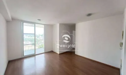 Apartamento com 3 dormitórios para alugar, 73 m² por R$ 3.235,11/mês - Jardim - Santo André/SP