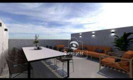 Cobertura com 2 dormitórios à venda, 105 m² por R$ 489.999,90 - Vila Camilópolis - Santo André/SP