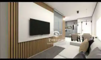 Apartamento com 2 dormitórios à venda, 58 m² por R$ 354.999,90 - Vila Camilópolis - Santo André/SP