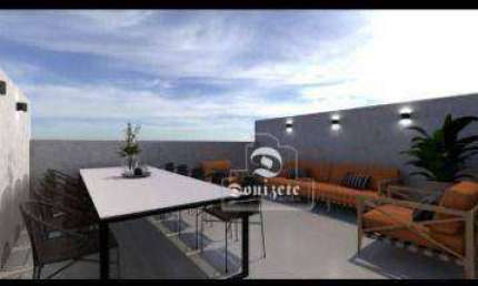 Cobertura com 2 dormitórios à venda, 95 m² por R$ 499.999,90 - Vila Camilópolis - Santo André/SP