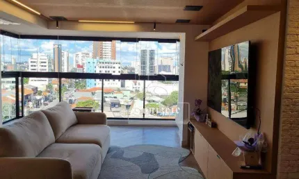 Apartamento com 3 dormitórios à venda, 134 m² por r$ 1.820.000,00 - jardim - santo andré/sp