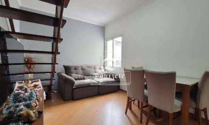 Cobertura com 2 dormitórios à venda, 110 m² por R$ 485.000,00 - Vila Alzira - Santo André/SP