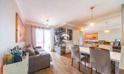 Apartamento à venda, 76 m² por R$ 650.000,00 - Vila Alzira - Santo André/SP