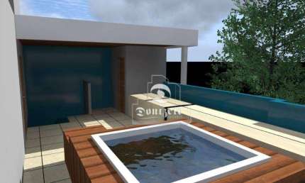 Apartamento Garden com 2 dormitórios à venda, 88 m² por R$ 465.000,00 - Paraíso - Santo André/SP
