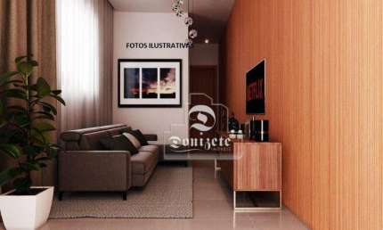 Cobertura com 2 dormitórios à venda, 93 m² por R$ 580.000,00 - Campestre - Santo André/SP