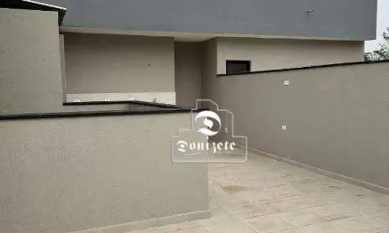 Cobertura com 2 dormitórios, 92 m² - venda por R$ 429.000,01 ou aluguel por R$ 2.458,33/mês - Vila Príncipe de Gales - Santo André/SP