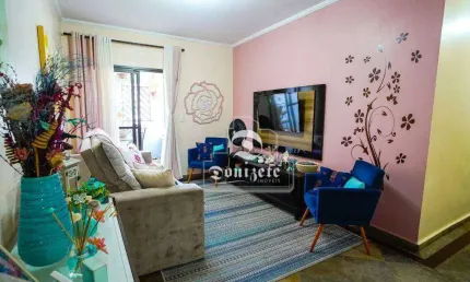 Apartamento com 3 dormitórios à venda, 84 m² por R$ 450.000,00 - Vila Homero Thon - Santo André/SP