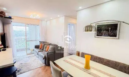 Apartamento com 2 dormitórios à venda, 57 m² por R$ 599.900,00 - Vila Homero Thon - Santo André/SP