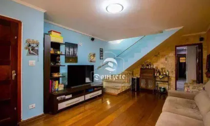 Sobrado com 3 dormitórios à venda, 203 m² por R$ 850.000,00 - Vila Floresta - Santo André/SP