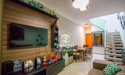 Sobrado com 3 dormitórios à venda, 112 m² por R$ 750.000,00 - Vila Floresta - Santo André/SP
