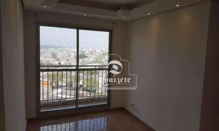 Apartamento com 3 dormitórios à venda, 61 m² por R$ 370.000,00 - Vila Homero Thon - Santo André/SP