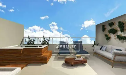 Cobertura com 2 dormitórios à venda, 94 m² por R$ 589.990,00 - Campestre - Santo André/SP