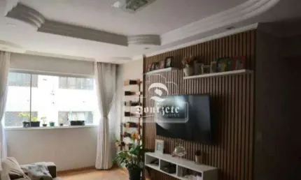 Apartamento com 3 dormitórios, 89 m² - venda por R$ 595.000,00 ou aluguel por R$ 3.794,61/mês - Vila Gilda - Santo André/SP