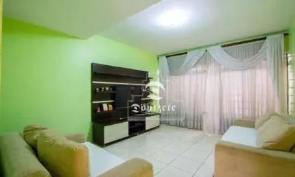 Sobrado com 3 dormitórios à venda, 226 m² por r$ 849.999,90 - vila pires - santo andré/sp