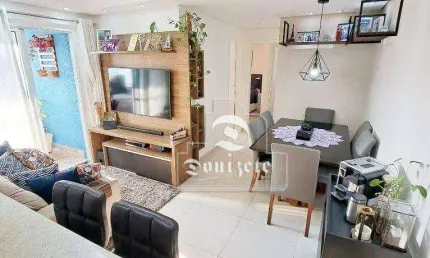 Apartamento com 2 dormitórios à venda, 60 m² por R$ 559.999,00 - Vila Valparaíso - Santo André/SP