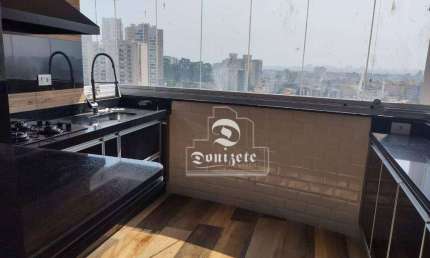 Cobertura com 3 dormitórios, 190 m² - venda por R$ 1.900.000,00 ou aluguel por R$ 8.670,00/mês - Campestre - Santo André/SP