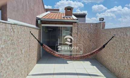 Cobertura com 2 dormitórios à venda, 80 m² por R$ 430.000,00 - Vila Linda - Santo André/SP
