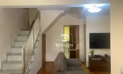 Sobrado com 3 dormitórios à venda, 143 m² por r$ 750.000,00 - vila leopoldina - santo andré/sp