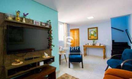 Cobertura com 3 dormitórios à venda, 88 m² por R$ 580.000,00 - Vila Scarpelli - Santo André/SP