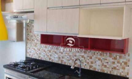 Apartamento com 2 dormitórios, 53 m² - venda por R$ 359.999,99 ou aluguel por R$ 2.433,33/mês - Vila Homero Thon - Santo André/SP
