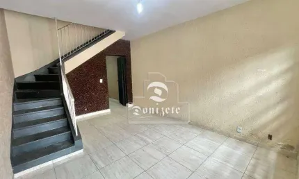 Sobrado com 2 dormitórios, 107 m² - venda por R$ 580.000,00 ou aluguel por R$ 3.155,17/mês - Jardim - Santo André/SP