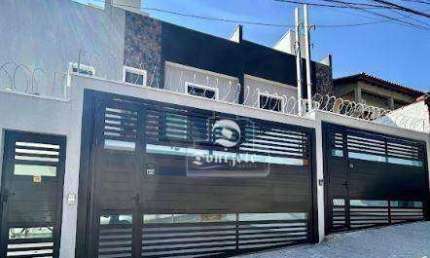 Sobrado com 2 dormitórios para alugar, 96 m² por R$ 2.900,00/mês - Jardim Santo Alberto - Santo André/SP