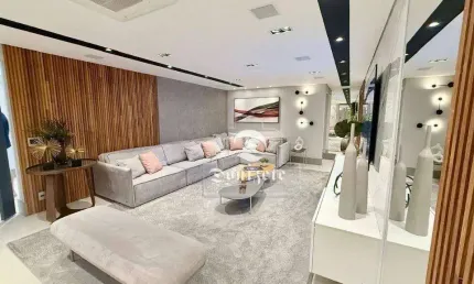Apartamento com 3 dormitórios à venda, 191 m² por r$ 3.500.000,00 - campestre - santo andré/sp