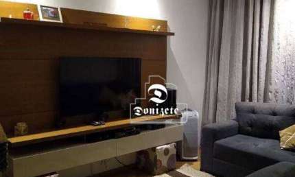 Apartamento com 2 dormitórios à venda, 58 m² por R$ 295.000,00 - Vila Tibiriçá - Santo André/SP