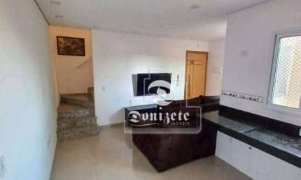 Cobertura com 2 dormitórios à venda, 104 m² por R$ 470.000,00 - Vila Camilópolis - Santo André/SP