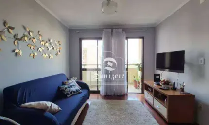 Apartamento com 3 dormitórios à venda, 76 m² por R$ 689.000,00 - Vila Assunção - Santo André/SP