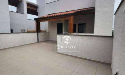 Cobertura com 2 dormitórios, 86 m² - venda por R$ 600.000,00 ou aluguel por R$ 2.830,00/mês - Vila Scarpelli - Santo André/SP