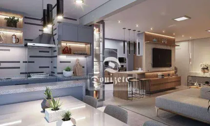 Apartamento com 3 dormitórios à venda, 127 m² por r$ 1.370.000,00 - jardim bela vista - santo andré/sp